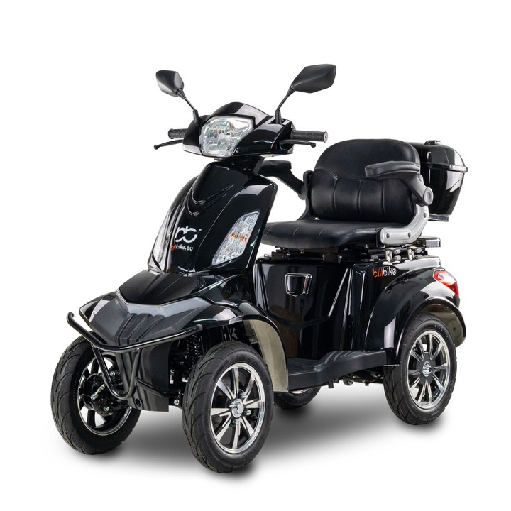 Review BILI BIKE SHINO QUADRO GEL Skuter Electric 1000W 25 km/h cu Alarmă și Suport pentru Cârje