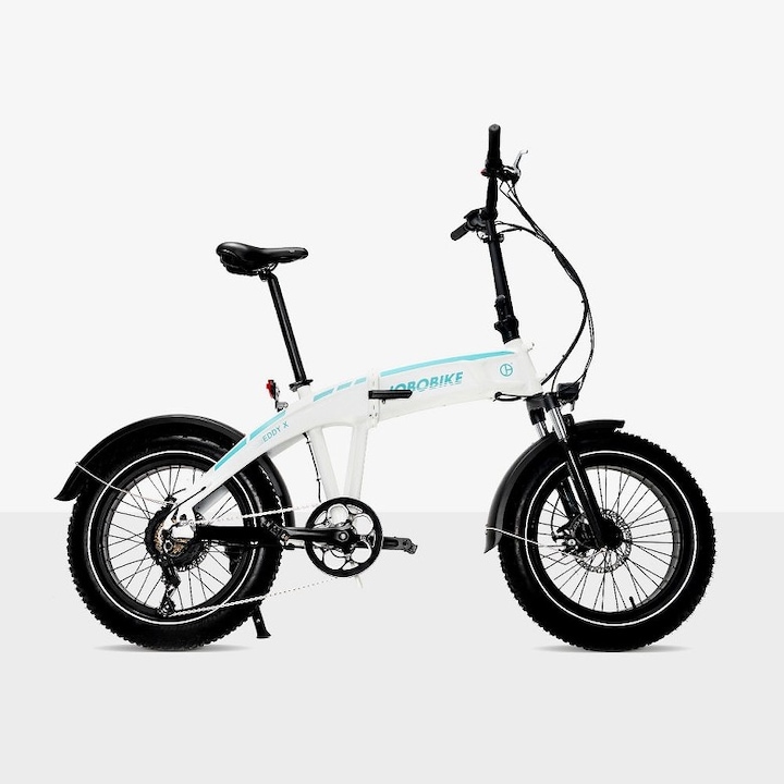 Review Bicicleta Electrica FAT BIKE EDDY X White Jobobike 14 Ah